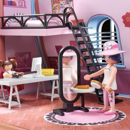 Playmobil 71334 Miraculous: Marinette's Loft, colourful play fun including Marinette and Manon, adventure with Ladybug, fun imaginative role play, detailed play sets suitable for children ages 4+