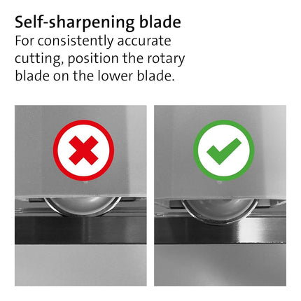 Dahle 508 Rotary Trimmer 2020 Model (Cutting Performance up to 6 Sheets/DIN A3) Blue