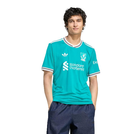 adidas Men's Liverpool FC 25/26 Third Jersey (Sea Green), Sea Green, XL