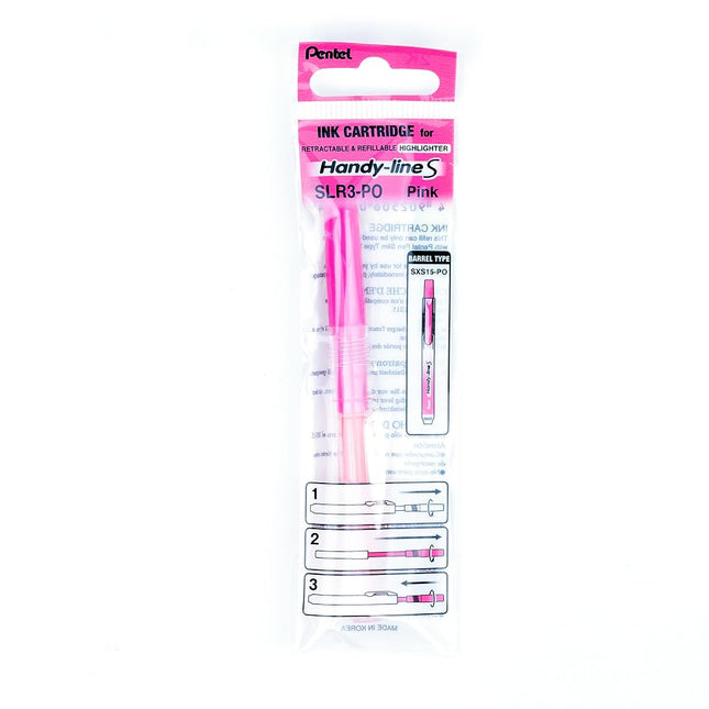 Refill for Handyline Highlighter (sxs15), Pink, Box of 12
