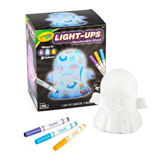 Crayola Light-Ups - Ghost, Reusable Coloring Toy &