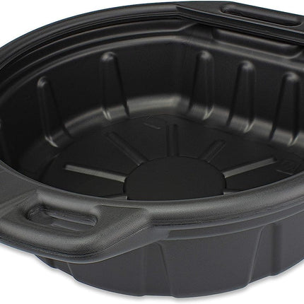 NEIKO 20762A Oil Drain Pan | Black Plastic Anti Sp