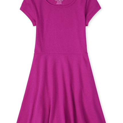 The Children's Place Girls Short Sleeve Basic Skat