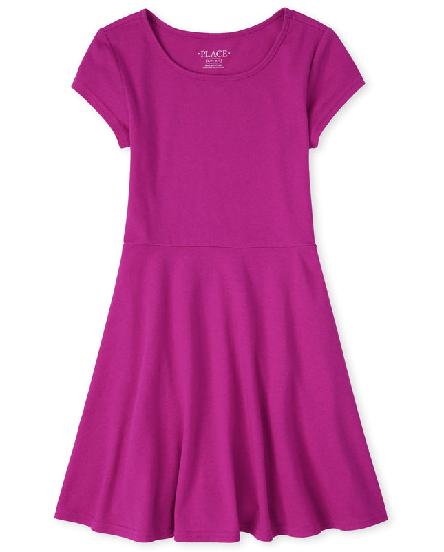 The Children's Place Girls Short Sleeve Basic Skat