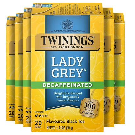Twinings of London Decaffeinated Lady Grey Black T
