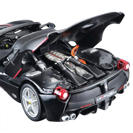 Maisto FERRARI LA FERRARI APERTA Build-It-Yourself Die-Cast Model Car Kit - 1:24 Scale, Black