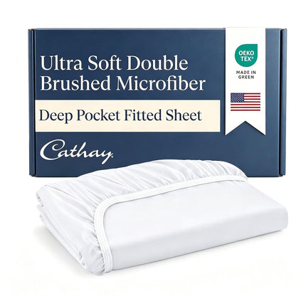 Cathay Luxury Silky Soft Polyester Single Fitted S