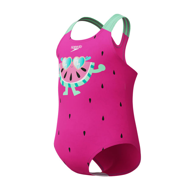 Speedo Girls' Swimsuit Infant to Big Kid UPF 50+ L
