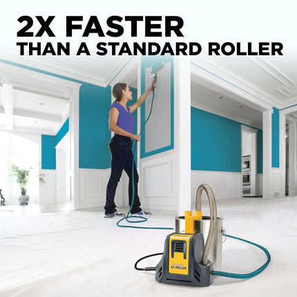Wagner Spraytech 2461319 PowerFlow EZ Roller, Multi-Room Electric Powered Direct Feed Paint Roller, Great for Large and Multi-Room Painting Projects