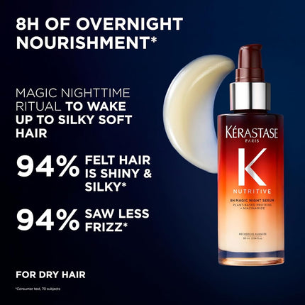 Kérastase Nutritive 8H Overnight Hair Serum for Dry of Frizzy Hair 90ml