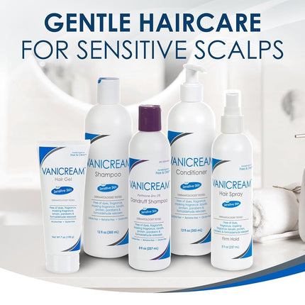 Free & Clear Hair Shampoo | Fragrance, Gluten and Sulfate Free | For Sensitive Skin | 12 Ounce
