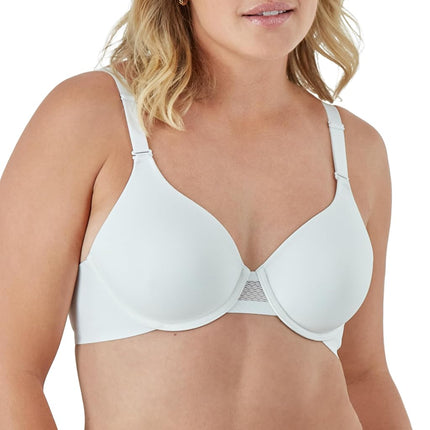 Bali Women's T-Shirt, Sujetador de aros Ultimate Smoothing, ligero y convertible, Blanco, 34DD