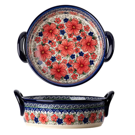 Bicuzat Vintage Style Cherry Blossom Flowers Potte
