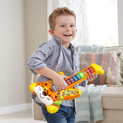 Guitarra Rockera Tigre Zoo Jamz VTech, Naranja