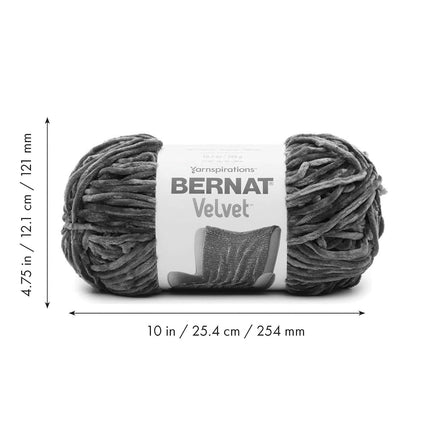 Bernat Velvet Mushroom Yarn - 2 Pack of 300g/10.5oz - Polyester - 5 Bulky - 315 Yards - Knitting, Crocheting & Crafts
