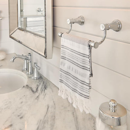 Moen YB6486NL Belfield 9-Inch Bathroom Hand Towel Bar, Polished Nickel