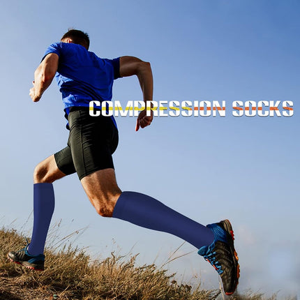 Sooverki Compression Socks for Women and Men Circulation (3/4 Pairs) is Best Support for Running Athletic Cycling Hiking