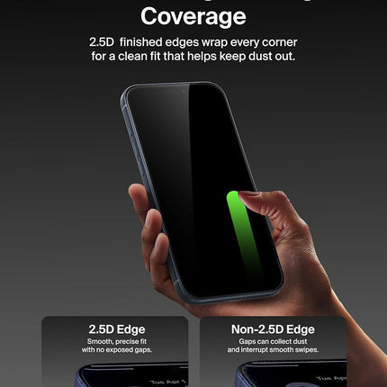 Belkin ScreenForce UltraGlass 2 Screen Protector iPhone 17 Pro Max Align