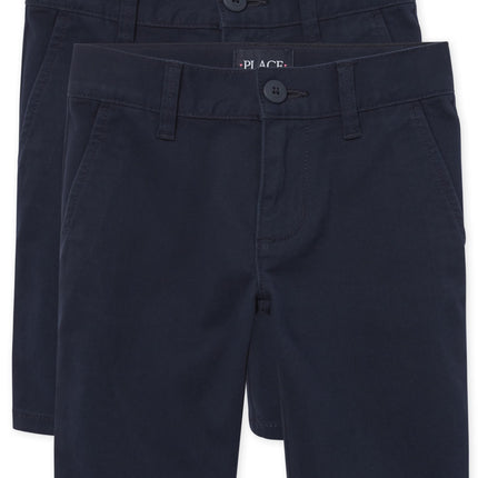The Children's Place Girls' Chino Shorts, Tidal 2 