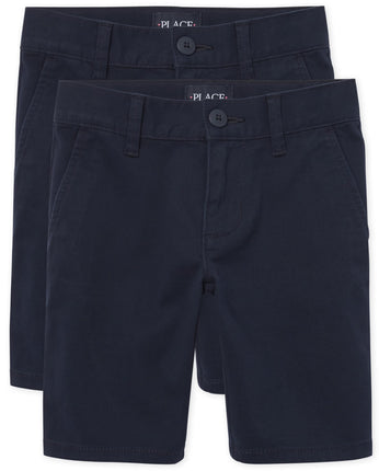 The Children's Place Girls' Chino Shorts, Tidal 2 