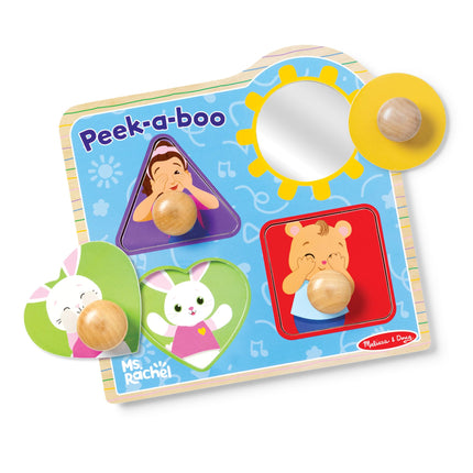 Melissa & Doug Ms. Rachel Wooden Peek-a-Boo Jumbo 