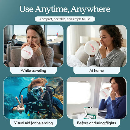 Otovent Adult Autoinflation Device - Treatment For Glue Ear Or Otitis Media with Effusion