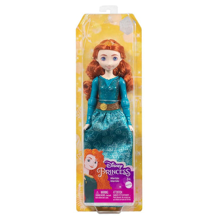 Mattel Disney Princess Merida Doll in Sparkling Fashion with Removable Skirt, Tiara and Shoes, Posable & Collectible, Inspired by Brave Movie