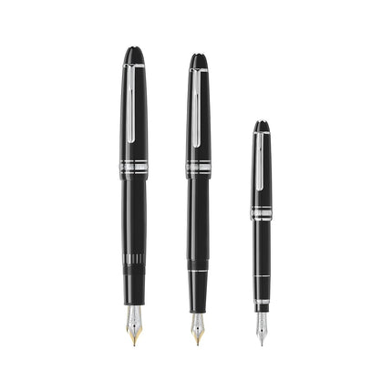 Montblanc Ink Cartridges Mystery Black 105191 – Short International Standard Fountain Pen Refills in Black – 8 Pen Cartridges