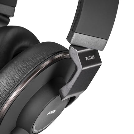 AKG Pro Audio K553 MKII Over-Ear, Closed-Back, Foldable Studio Headphones,Black