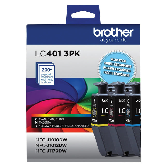 Brother Genuine LC4013PKS Standard-Yield Colour In