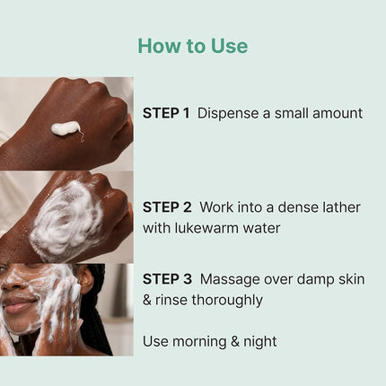 DR.ORACLE A-Thera Espuma Limpiadora Facial para Piel Sensible - Belleza Coreana, (3.38fl.oz) Probado por Dermatólogos, 21 STAY