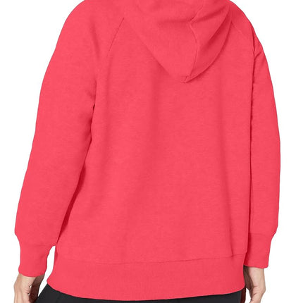 Sudadera con capucha de forro polar Rival para mujer de Under Armour, (690) Rojo Venom / / Blanco, S