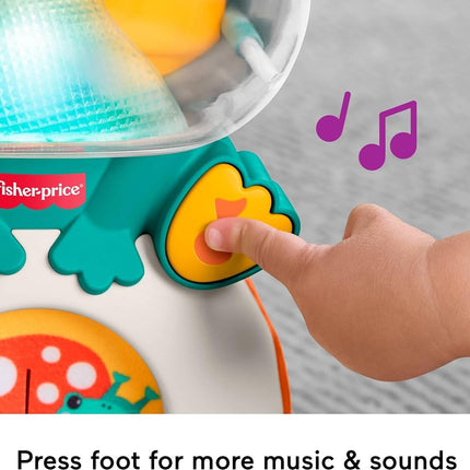 Fisher-Price Light-Up & Roll Frog Baby Toy
