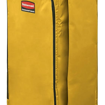 Rubbermaid Commercial High Capacity Cleaning Cart Bag, 34 Gallon, Yellow, 1966881