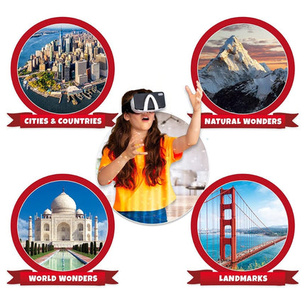 Abacus Brands VR World Atlas Gift Box, Full Version, Ages 8+