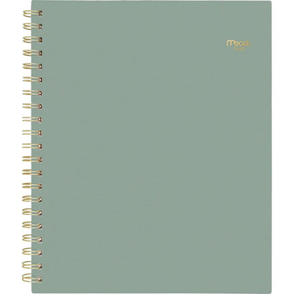 Mead 2026 Planner, Weekly & Monthly, 15-Month, 8-1/2" x 11", Large, Basic, Sage Green (CRW6209326)