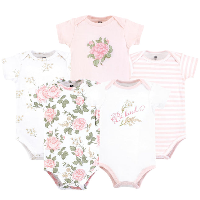 Hudson Baby Unisex Baby Cotton Bodysuits, Vintage 