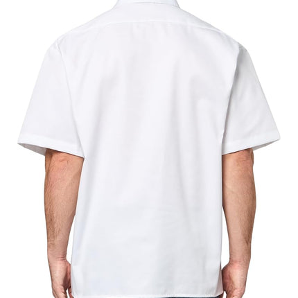Dickies Mens Short-Sleeve Work Shirt, 3XT, White