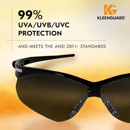 KleenGuard V30 Nemesis Smoke Mirror Eyewear 25688 - 12 x Mirror Lens, universal glasses per pack