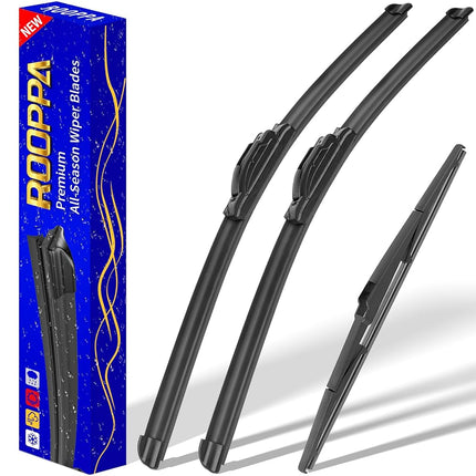 3 Wipers Fits Chrysler Pacifica 2017-2025,Voyager 