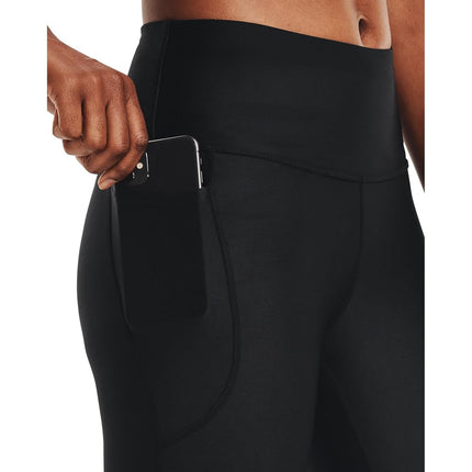 Under Armour Tech Hi Capri - Leggings - Bottoms - Black/White - Size: MD