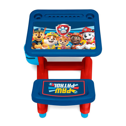 Delta Children PAW Patrol Draw and Play Desk Includes 10 Markers and Coloring Book, Blue