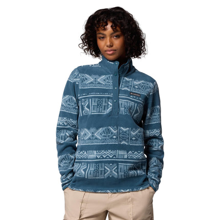 Columbia Women's Benton Springs Printed 1/2 Snap, 