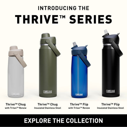 CamelBak Thrive Chug 25oz Water Bottle with Tritan Renew - Leak Proof Lid, Oxford