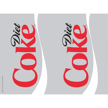 Tervis Plastic 1069599 Coca-Cola - Diet Coke Tumbler with Wrap and Frosted Lid 24oz, Clear