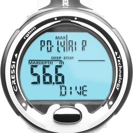 Cressi since 1946 - Leonardo Diving Computer - Air/Nitrox/Depth Gauge Mode - White/Pink, One Size, Adult Unisex