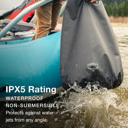 Osprey Wildwater Dry Bag, IPX5 Waterproof, 50L, Tunnel Vision Grey