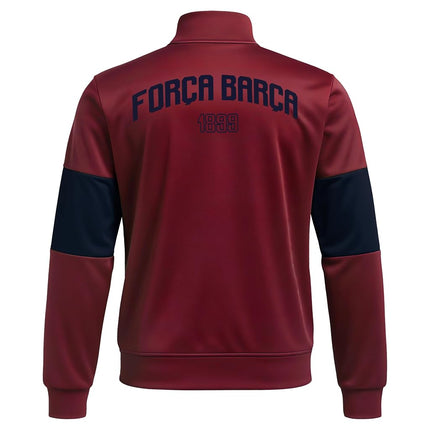 Icon Sports Spanish Primera Liga Barcelona Mens Touchline Adult Track Jacket, Red, Large