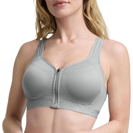 Champion Women's Sports Bra, Motion Control Zip Hi