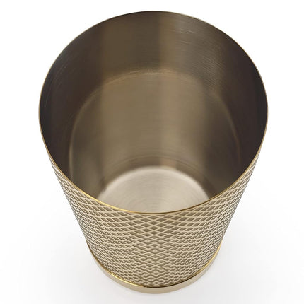 Barfly 18 oz. Diamond Lattice Shaker, Gold Plated